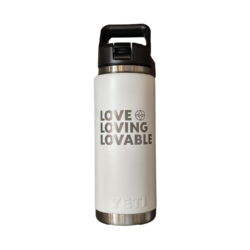Love Loving Lovable Yeti Water Bottle